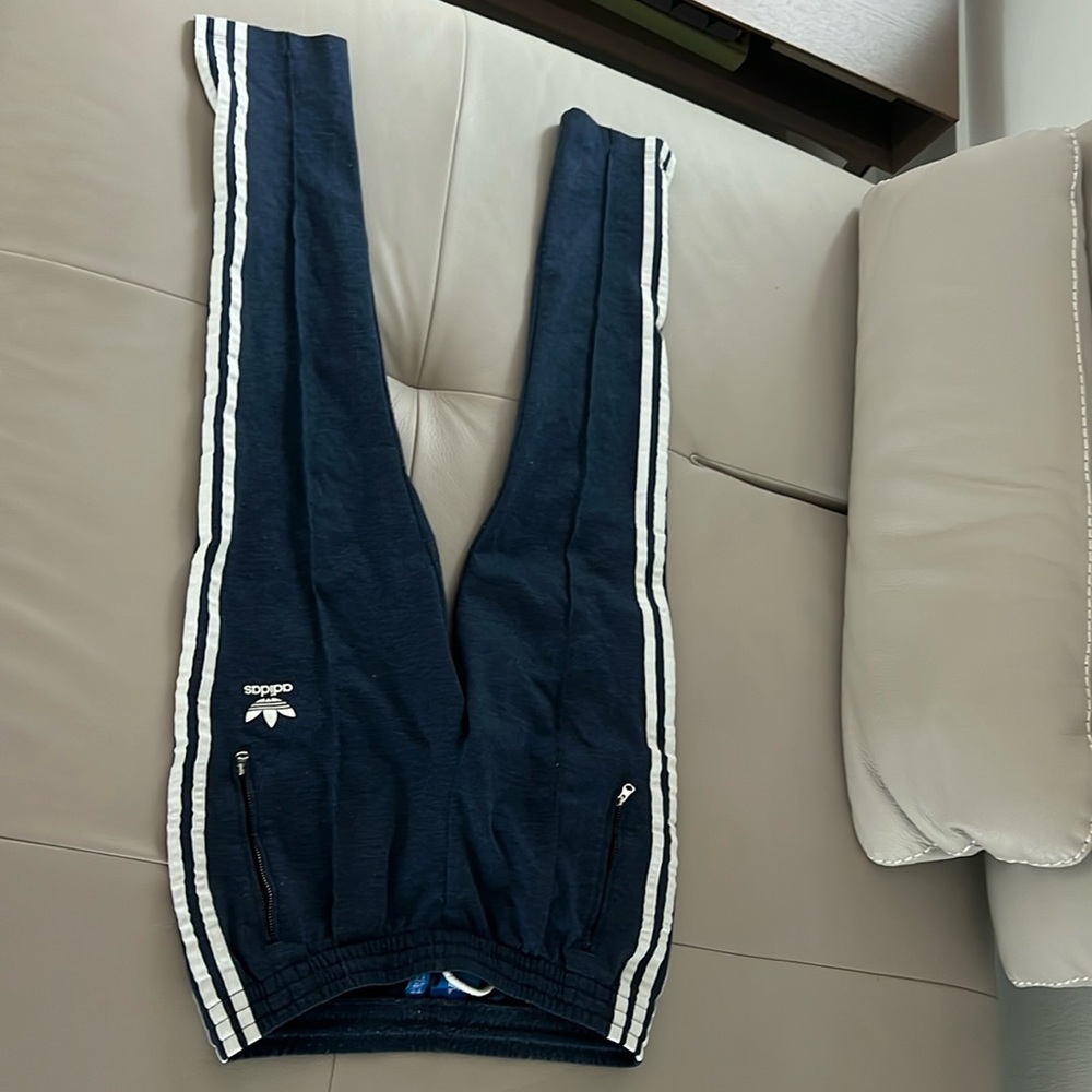 Adidas Women’s navy joggers Sweatpants.Small S - Picture 1 of 7